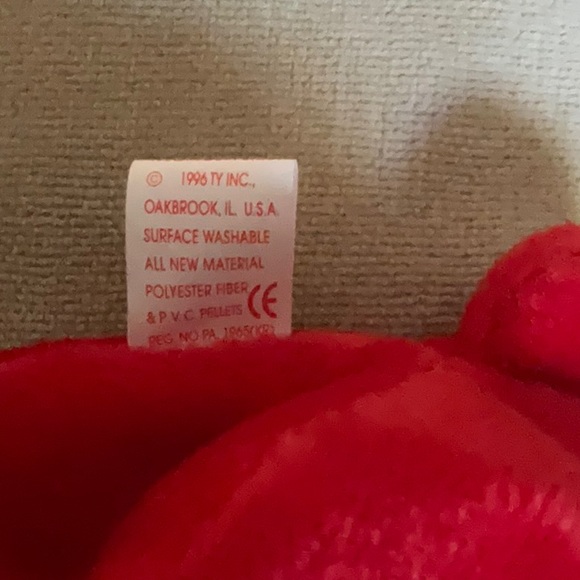 🌸3 for $18🌸 TY Beanie Baby, Rover Red Dog, 1996. ADORABLE - Picture 7 of 9